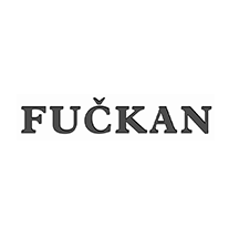 fuckan logo bijela